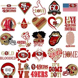 San Francisco 49ers SVG Bundle, San Francisco 49ers SVG, Sport SVG, Nfl SVG