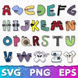 Alphabet Lore SVG, Villain Letter ABC, Lore Alphabet PNG, Alphabet Lore Characters, Alphabet Lore F