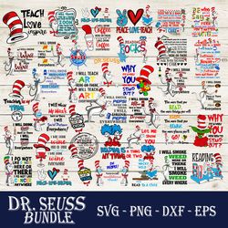 Dr. Seuss Bundle Svg, Dr. Seuss Svg, Dr. Seuss Quotes Svg, Dr. Seuss Cricut