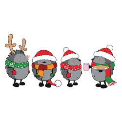 Christmas Hedgehog Svg, Cute Hedgehog Svg, Christmas Quarantined Svg, Hedgehog Cut Files, Christmas, Instant download
