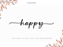 Happy Tailed Handwritten font, Cricut Handwritten Font with tails, font cricut, commercial use allowed