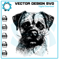 Border Terrier SVG, Dog SVG, Border Terrier PNG, Border Terrier vector, Border Terrier, Vector, SVG, Digital Files 1