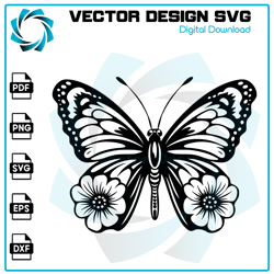 Butterfly SVG, Butterfly PNG, Butterfly vector, Butterfly, Vector, SVG, Trending SVG, Digital Files 1