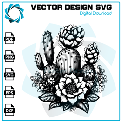 Cactus Desert SVG, Cactus Desert PNG, Cactus Desert vector, Cactus Desert, Vector, SVG, Trending SVG, Digital Files 3