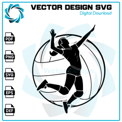 volleyball svg, volleyball player svg, volleyball monogram svg, volleyball clipart, volleyball cricut cut file
