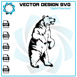 Bear SVG, Bear PNG, Bear Vector, Bear, SVG, PNG, EPS, digital download 2
