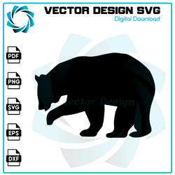 Bear SVG, Bear PNG, Bear Vector, Bear, SVG, PNG, EPS, digital download 7