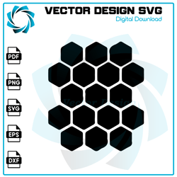 Hive SVG, Bee SVG, Bee Vector, Bee, SVG, PNG, EPS, digital download