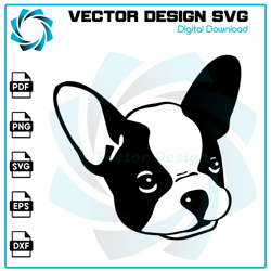 Bulldog SVG, Bulldog PNG, Bulldog Vector, Bulldog, SVG, PNG, EPS, digital download 5
