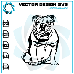 Bulldog SVG, Bulldog PNG, Bulldog Vector, Bulldog, SVG, PNG, EPS, digital download 29