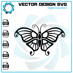 Butterfly SVG, Butterfly PNG, Butterfly Vector, Butterfly, SVG, PNG, EPS, digital download 13