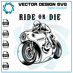 Skeleton Riding Motorcycle Svg, Skeleton Rider Svg, Skull Biker Svg, Biker Skull Svg, Ride or Die Svg, Skeleton Biker Sv