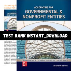 Accounting for Governmental et Nonprofit Entities 19th Edition by Jacqueline Reck