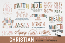 Christian SVG PNG Bundle Graphic
