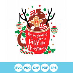 Latte like Christmas SVG Christmas Coffee Graphic Design Cutting File