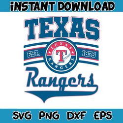 vintage texas rangers baseball est 1835 svg