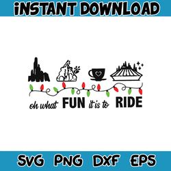 vintage oh what fun it is to ride svgs