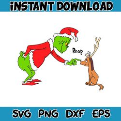 funny boop grinch and max svg digital