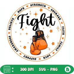 multiple sclerosis awareness boxing gloves png