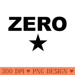 grunge alternative zero star 90s rock band music - sublimation graphics png