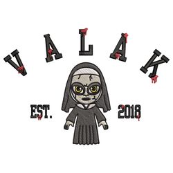 Valak Est 2018 The Nun Movies Embroidery Design Download