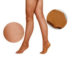 Professional Fishnet Seamless Tight with Stirrup - Ballroom and Dance