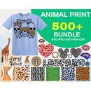 Animal Diverse Print Holes Svg Bundle