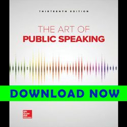 The Art of Public Speaking 13 ED
