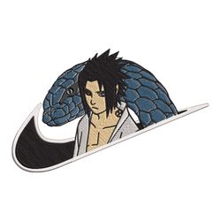 Uchiha Sasuke Embroidery Design File Naruto Anime