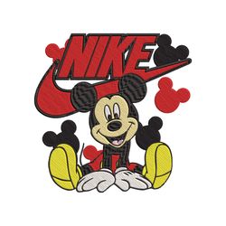 Nike Mickey Mouse Embroidery Designs 2