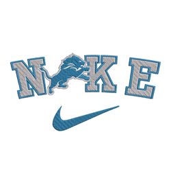 Detroit Lions Nike Embroidery Files