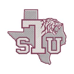 Texas Southern Tigers Embroidery Design 2
