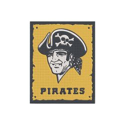 Pittsburgh Pirates Logo Embroidery