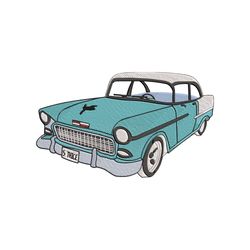 1955 Chevrolet Car Embroidery logo for Cap,logo Embroidery, Embroidery design