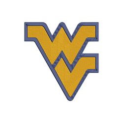 NCAA Logo Embroidery Designs, West Virginia Mountaineers Embroidery Files
