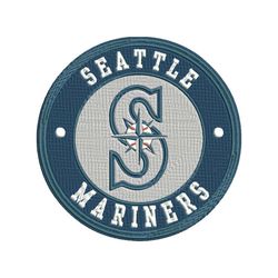 MLB Seattle Mariners Team Embroidery Design, MLB Embroidery Files, MLB Mariners Embroidery