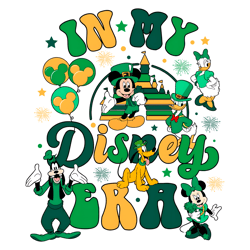 In My Disney Era St Patricks Day Png Digital File