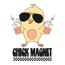 Cute Chick Magnet Easter Day Svg Digital File