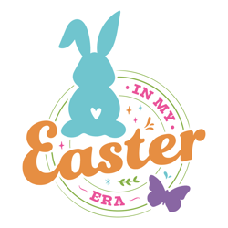 Groovy In My Easter Era Bunny Svg Digital File