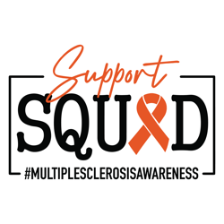 Support Squad Multiple Sclerosis Awareness Svg File