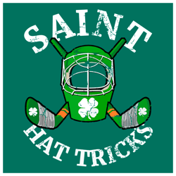 Saint Hat Tricks Hockey Shamrock Png Sublimation
