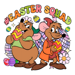 Easter Squad Jaq Gus Gus Happy Easter Day Png Sublimation
