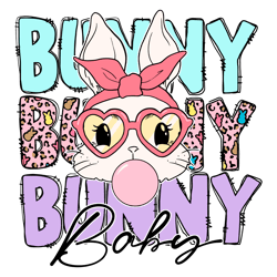 Groovy Bunny Baby Glasses Svg Digital Download