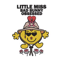 Bad Bunny Obsessed Embroidery Design File
