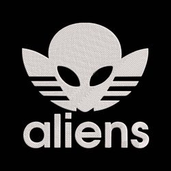 Aliens Adidas Embroidery Designs