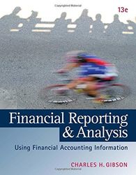 TestBank Financial Reporting and Analysis 13th Edition Gibson