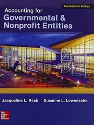 TestBank Accounting for Governmental and Nonprofit Entities 17th Edition Reck