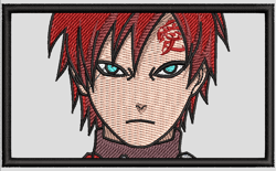 gaara Machine Embroidery Designs, Embroidery Designs, Instant Download, Embroidery File
