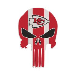 NFL Kansas City Chiefs Skull Logo Team Embroidery Design Download File