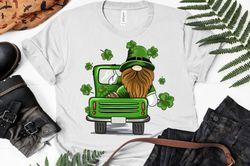 Patrick's Day, Gnome Truck Shamrock PNG